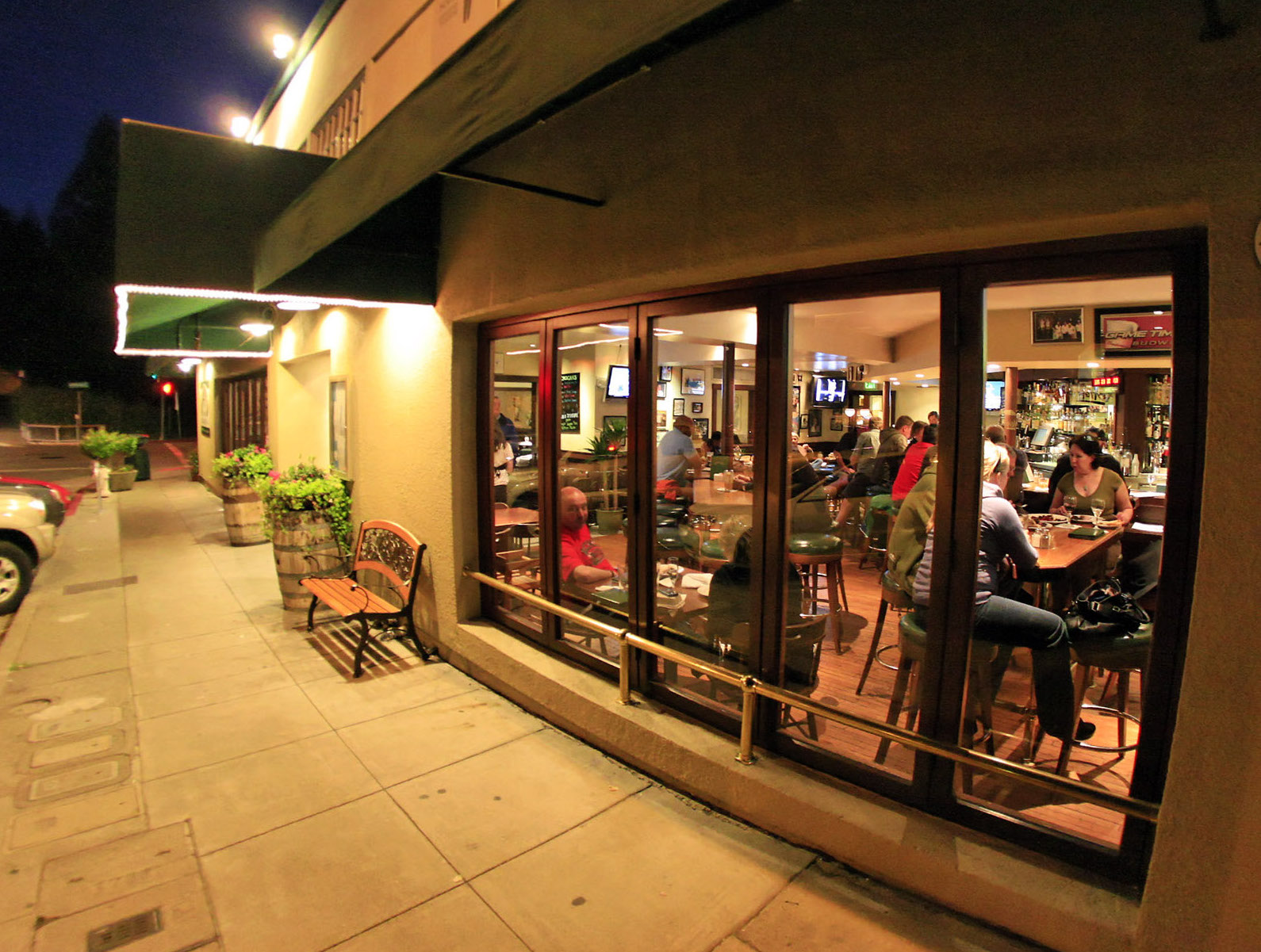 A picture of the outside front view of Crogan's Montclair